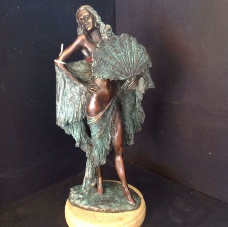 bailarina en bronce