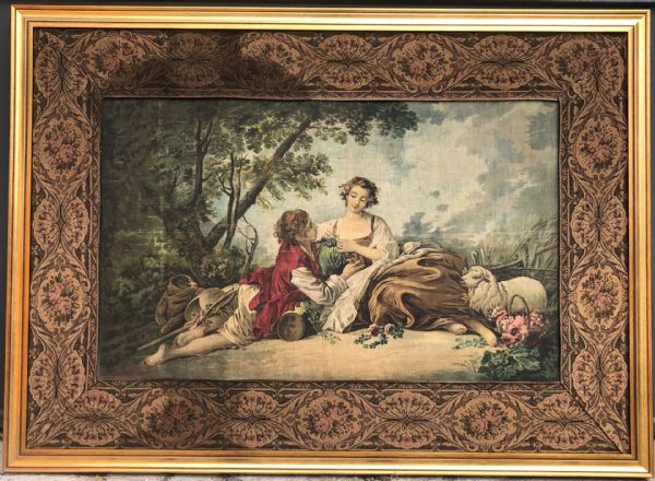 Verdure dye tapestry