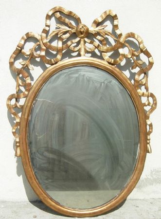 miroir ovale