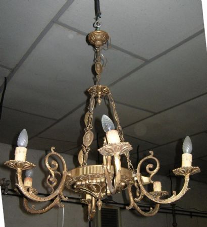 Lustre avec six lumières