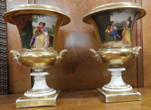 Par de vasos venezianos
