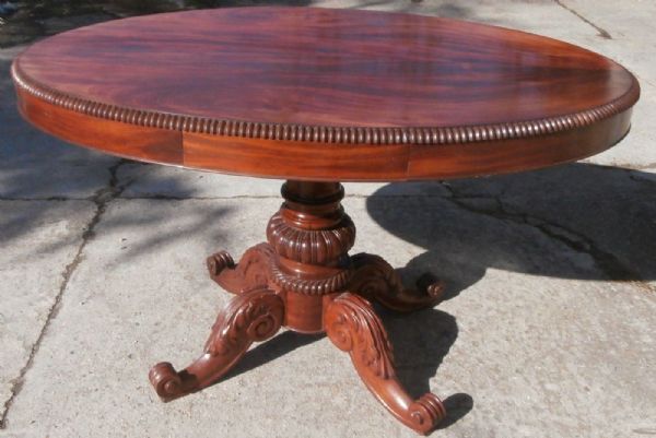 oval table