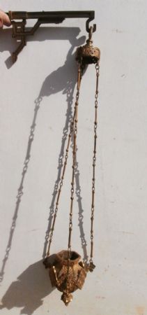Incensario in bronzo dorato