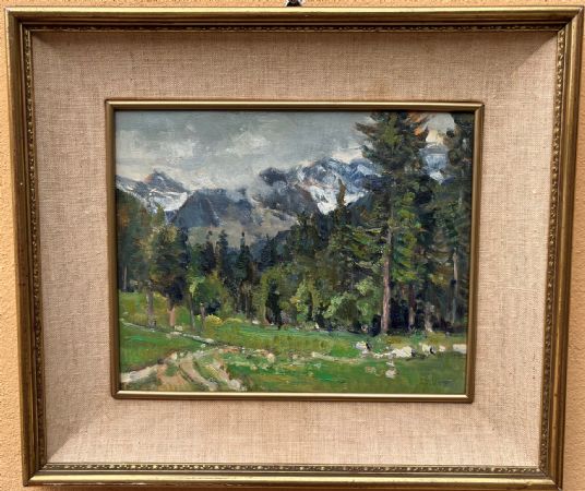 Paysage boisé CARLO MUSSO