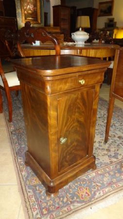 Small column bedside table