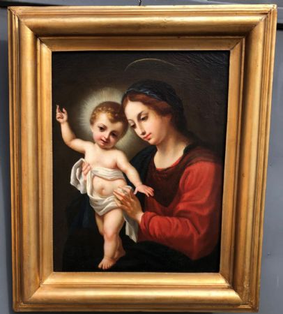 Madonna with child
    