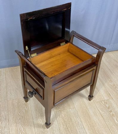 Introvabile Sgabello panca mobiletto Antico Altezza Regolabile 1840/50
