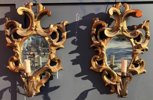 Paire d'appliques toscanes