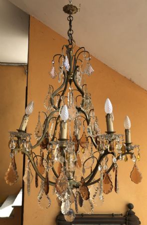 lustre avec gouttes colorées
    