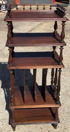 etagere in mahogany
    