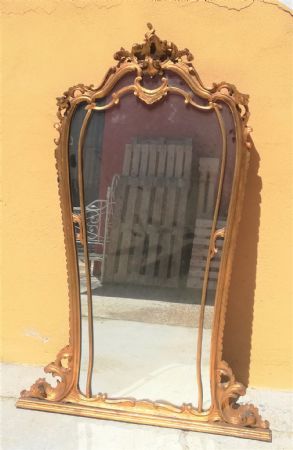 Gilded Italian Umbertine mirror
