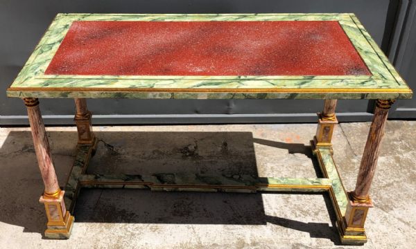 Lacquered table