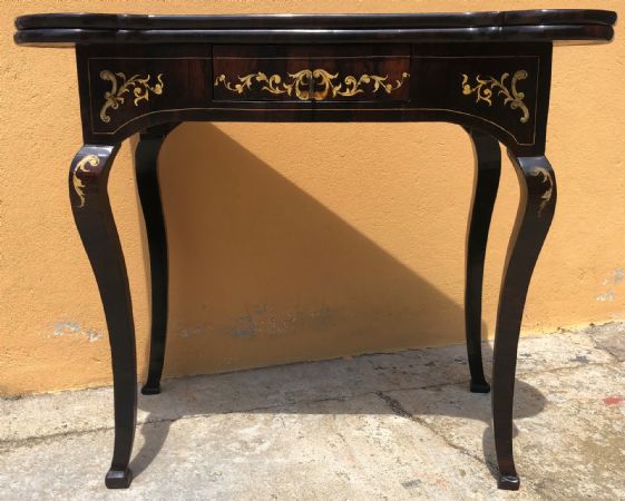 importante table à jeux Louis XIV, en ivoire et palissandre
    