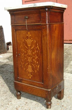 bedside table inlaid