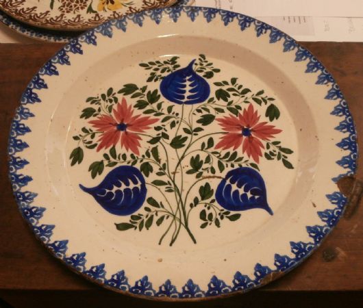 ceramic plate painted