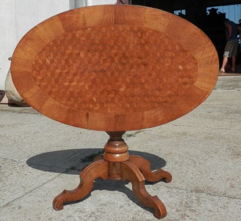 oval table