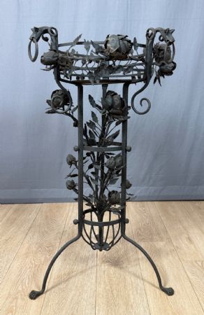 🥇 RARA Colonna braciere da MUSEO in ferro battuto d’alta epoca Luigi XIII ‘600 *** € 1499 ***🥇
