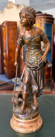 🥇Scultura Firmata L.et F. Moreau - Antica Epoca fine ‘800 🥇