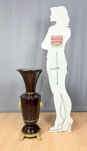 🥇Grande Rarissima Colonna a Vaso con Segreto Genova Impero Primissimo ‘800  Alt.cm. 88  🥇