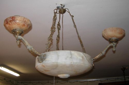 Lámpara de araña de ónice