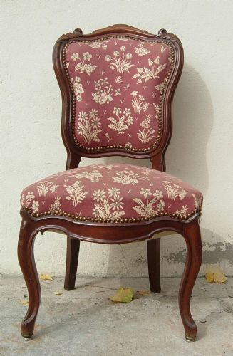 Silla de caoba