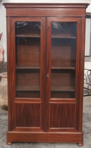 vetrina/armadio/libreria,  in piuma di mogano