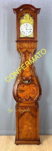 🥇Meraviglioso Orologio a Pendolo Colonna Intarsiato Luigi XV Epoca ‘700🥇