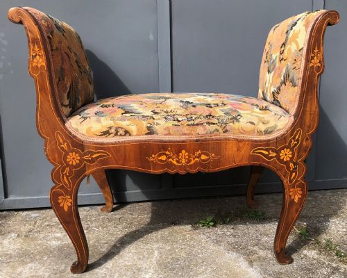 small inlaid sofa
    