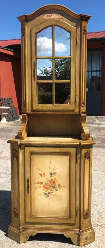 lacquered and painted double body cabinet
    