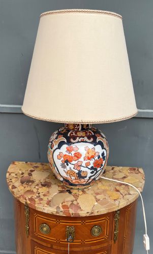 lampada in ceramica Imari