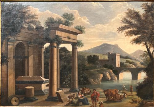 capriccio architettonico (attribuibile a Gaetano Bernardino Ottani)
