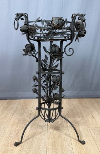 🥇 RARA Colonna braciere da MUSEO in ferro battuto d’alta epoca Luigi XIII ‘600 *** € 1499 ***🥇