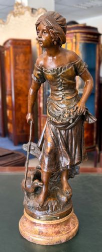 🥇Scultura Firmata L.et F. Moreau - Antica Epoca fine ‘800 🥇