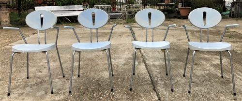 Four signed vintage chairs