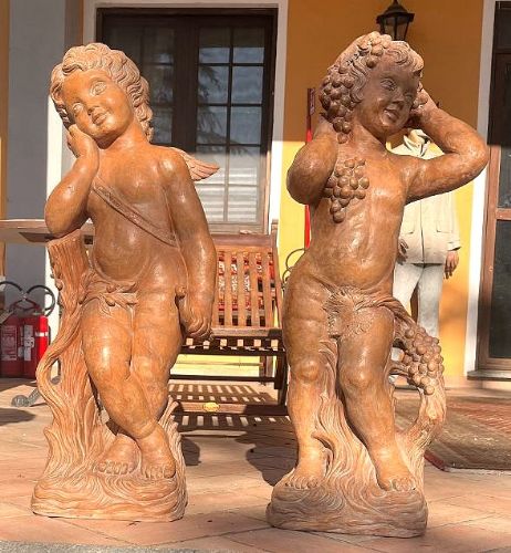 GRANDI SCULTURE: Cupido e Bacco 
