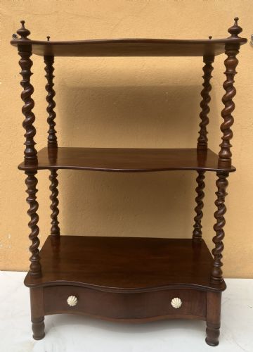 piccola libreria-etagere-mobiletto in mogano