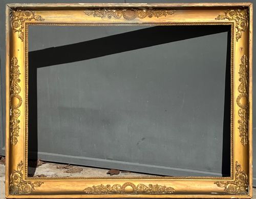 Large gilded wooden frame, Charles X period