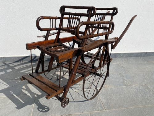  PASSEGGINO ANTICO A   DUE POSTI (PORTANTINA)
