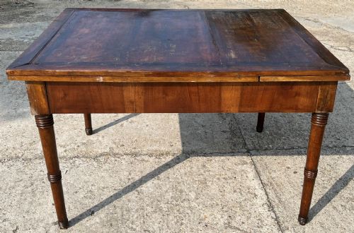 Walnut extending table