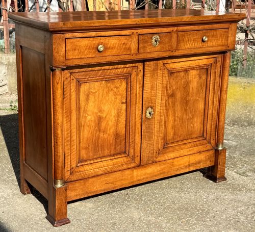 🥇Meravigliosa Credenza Epoca Impero Noce Piemonte 1810🥇