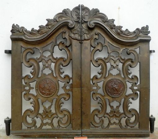 cancello in bronzo del '600 