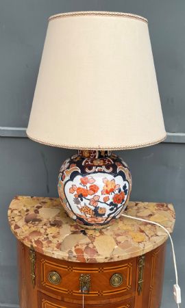 lampada in ceramica Imari