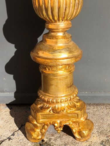 candeliree in legno scolpito e dorato a mecca