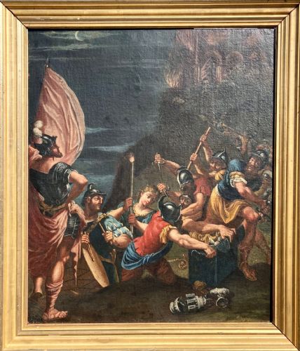 Il saccheggio di Montecassino, epoca 1600