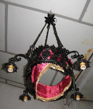 wrought iron chandelier